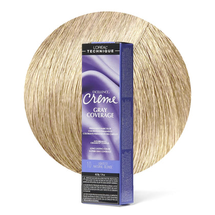 L'OREAL TECHNIQUE Excellence Crème Permanent Hair Colour Light Natural Blonde packaging front view