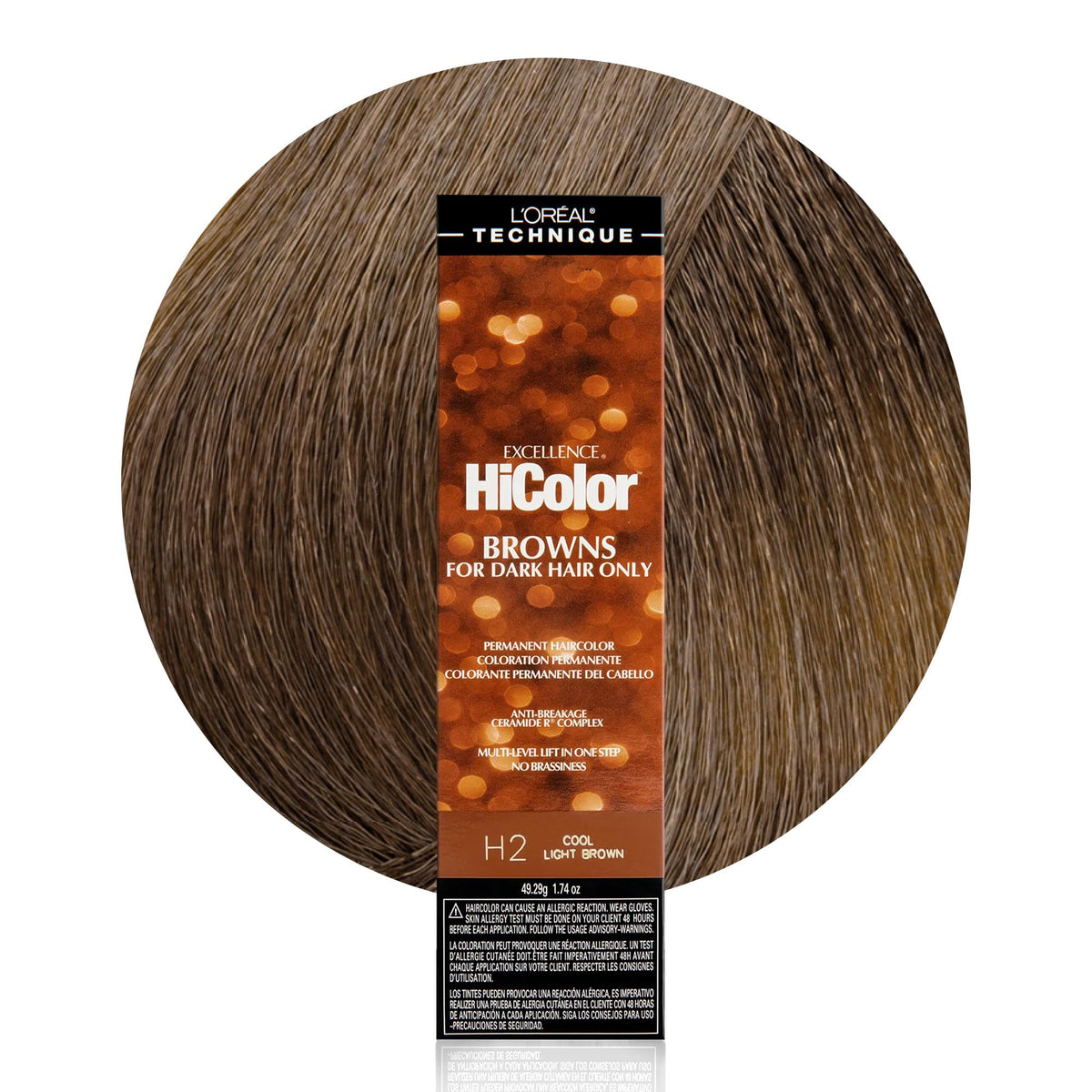 L'OREAL TECHNIQUE HiColor Ash Blonde Hair Colour front view