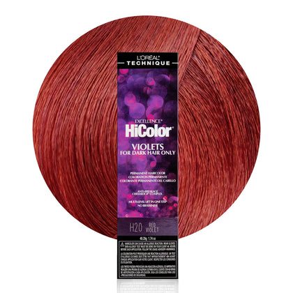 L'OREAL TECHNIQUE HiColor Darkest Plum front view packaging