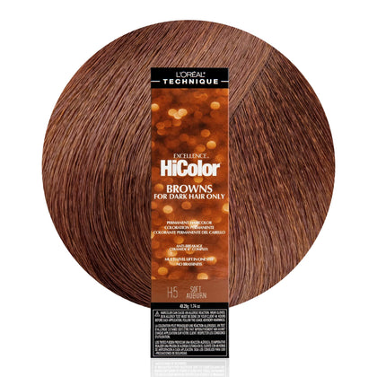 L'OREAL TECHNIQUE HiColor Deep Auburn Hair Colour front view