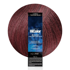 L'OREAL TECHNIQUE HiColor Permanent Hair Colour Black Plum front view