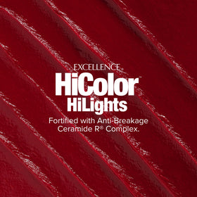 L'OREAL TECHNIQUE HiColor Red HiLights Magenta hair colour mixed with developer