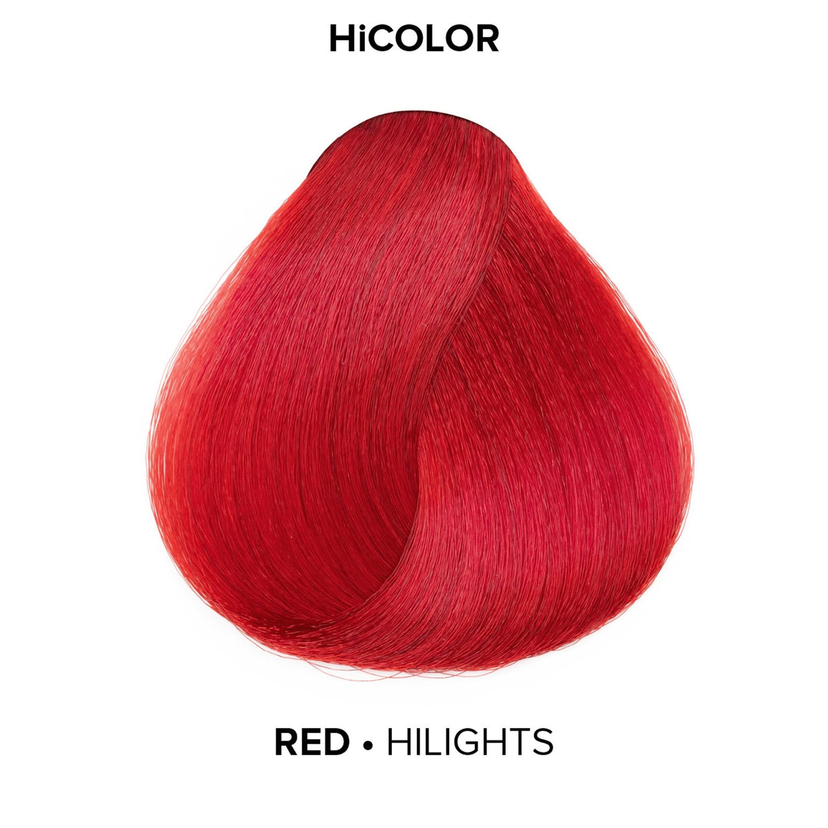 L'OREAL TECHNIQUE HiColor Red HiLights Magenta hair colour on dark hair