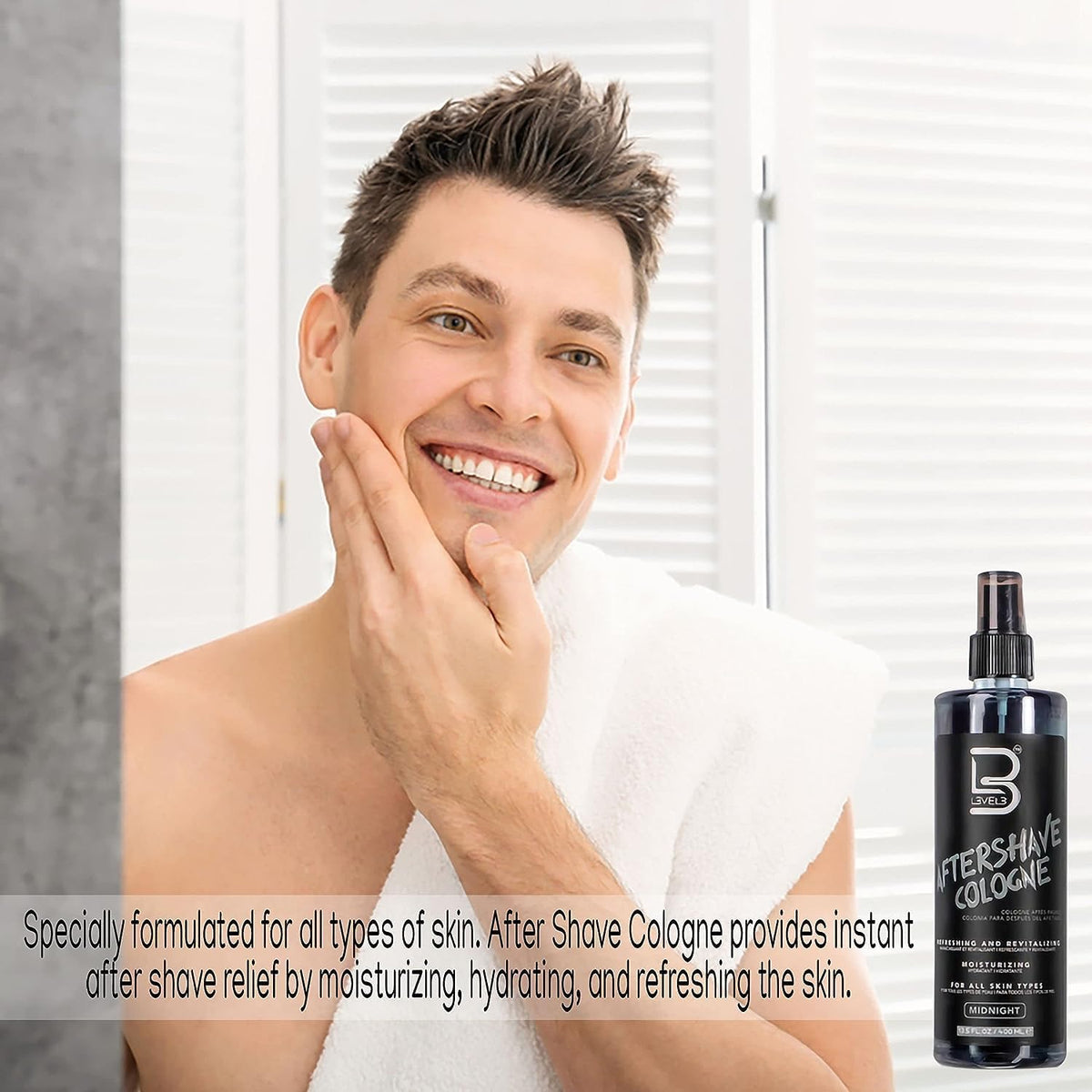 L3 After Shave Spray Cologne lifestyle scene