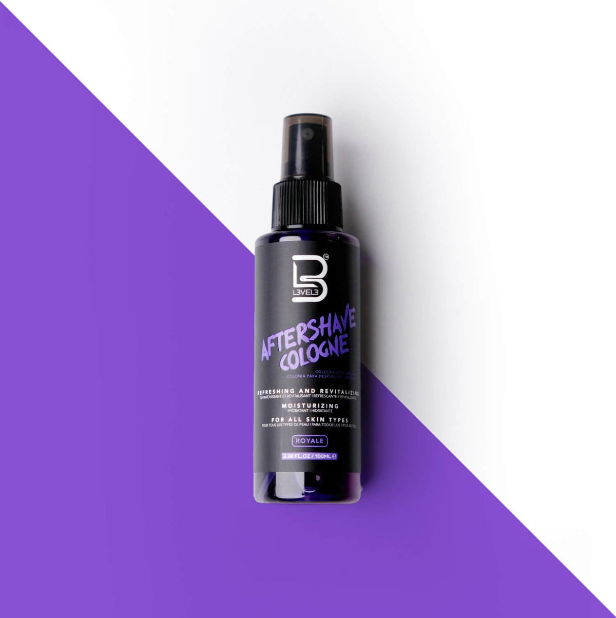 L3 After Shave Spray Cologne packaging details
