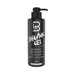 L3 Clear Shaving Gel 16.9 oz side view