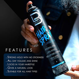 L3 Hair Spray Level 3 13.5 oz back view