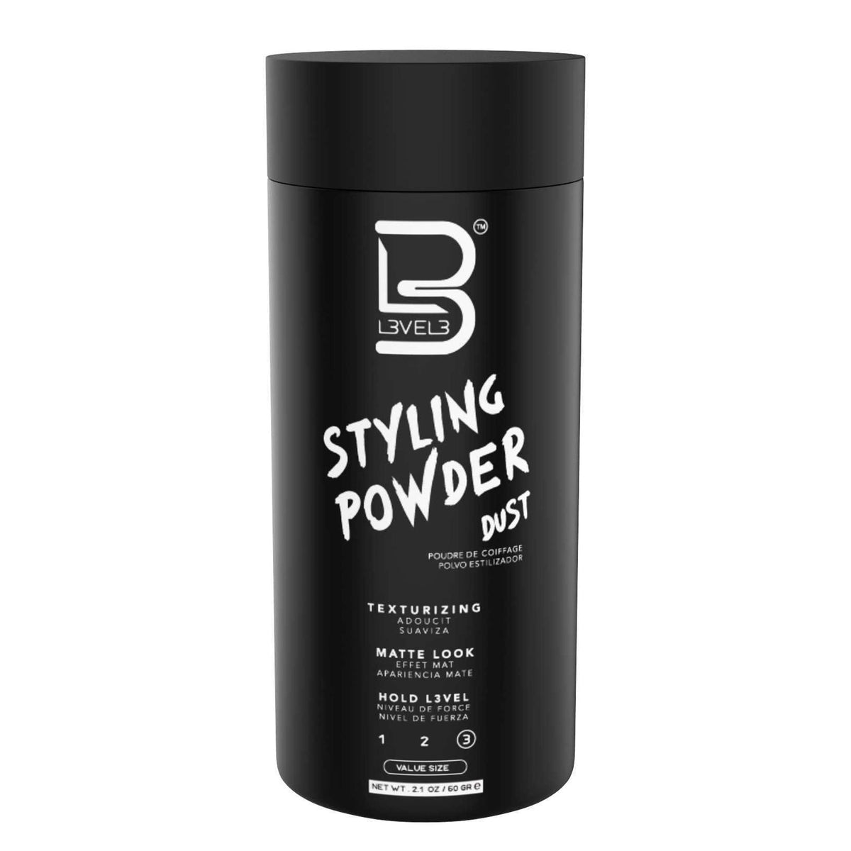L3 Hair Texture Powder for Men 60g front view
