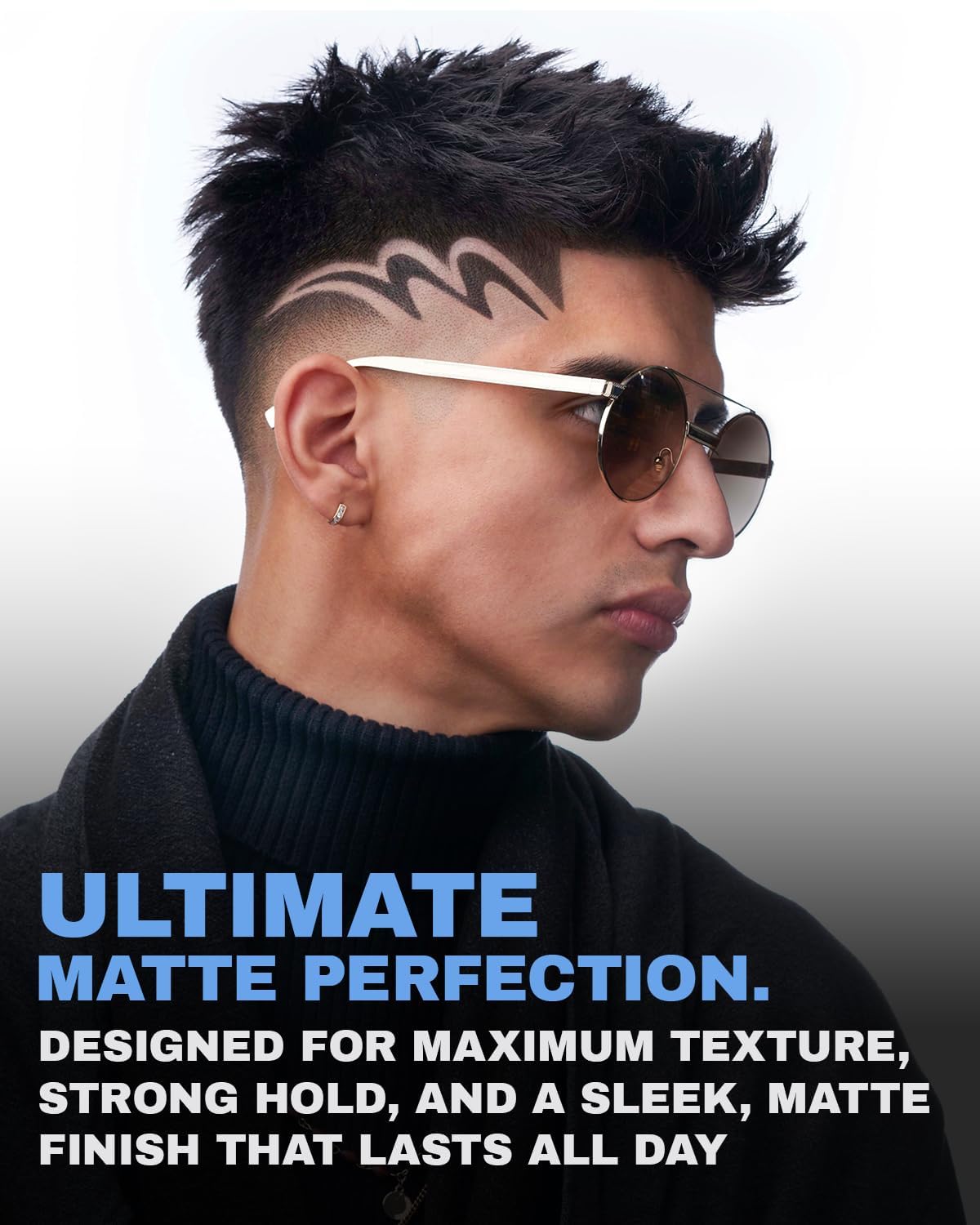 L3 Level 3 Matte Hair Putty 5 oz side view