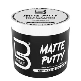 L3 Matte Putty Hair Product 3.5oz front view