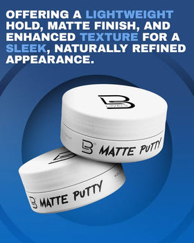 L3 Matte Putty Hair Product 3.5oz side view