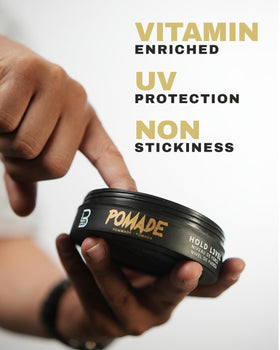 L3 Pomade 4 Pack showing individual pomade jars