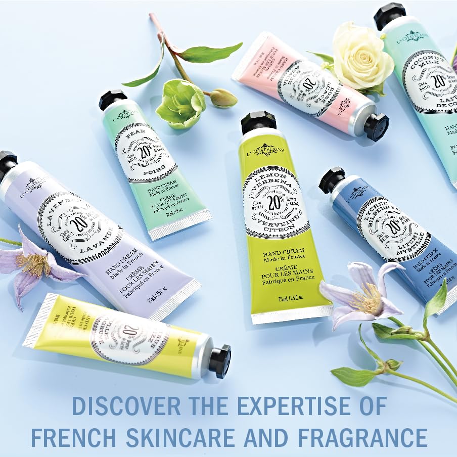 La Chatelaine Hand Cream Gift Set packaging display
