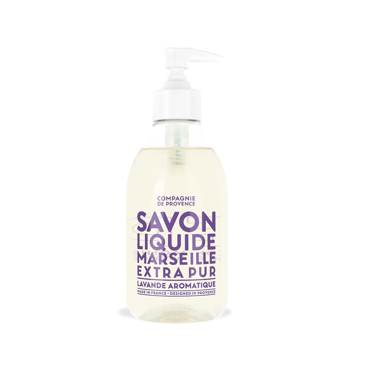 La Compagnie de Provence Marseille Liquid Soap Aromatic Lavender 10 Fl Oz front view