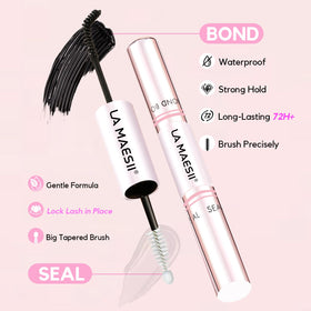 La Maesii double-ended lash bond and seal applicator close-up