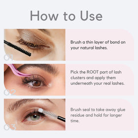 La Maesii Lash Bond & Seal Remover Kit components layout