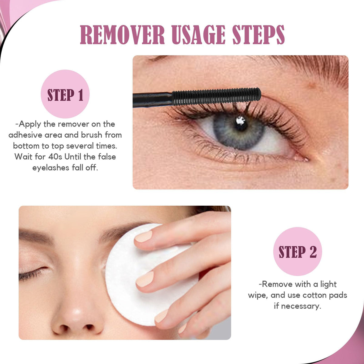 La Maesii Lash Remover 5ML bottle on vanity with makeup tools
