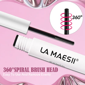 La Maesii Lash Remover 5ML bottle with lash clusters
