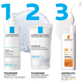 La Roche-Posay Anthelios 50 Mineral Sunscreen Fluid 50ml application on skin