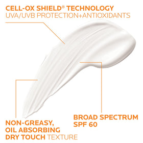 La Roche-Posay Anthelios Clear Skin Sunscreen showing matte texture