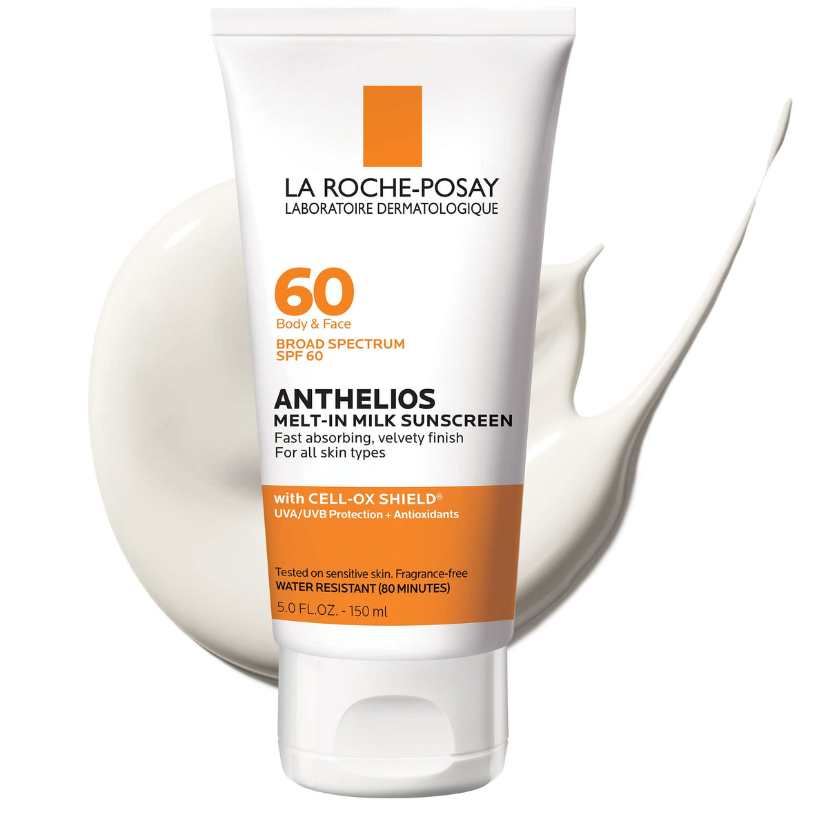 La Roche-Posay Anthelios Melt-In Milk SPF 60 front view with packaging
