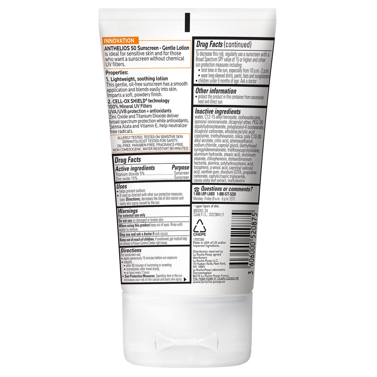 La Roche-Posay Anthelios Mineral Sunscreen SPF 50 in outdoor setting