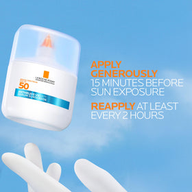 La Roche-Posay Anthelios UV Air Sunscreen Serum SPF 50 close-up of texture