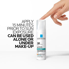La Roche-Posay Anthelios UV Control Sunscreen SPF 50 application demonstration