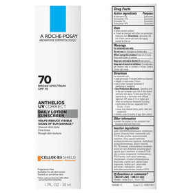La Roche-Posay Anthelios UV Correct Sunscreen Moisturiser SPF 70 back view