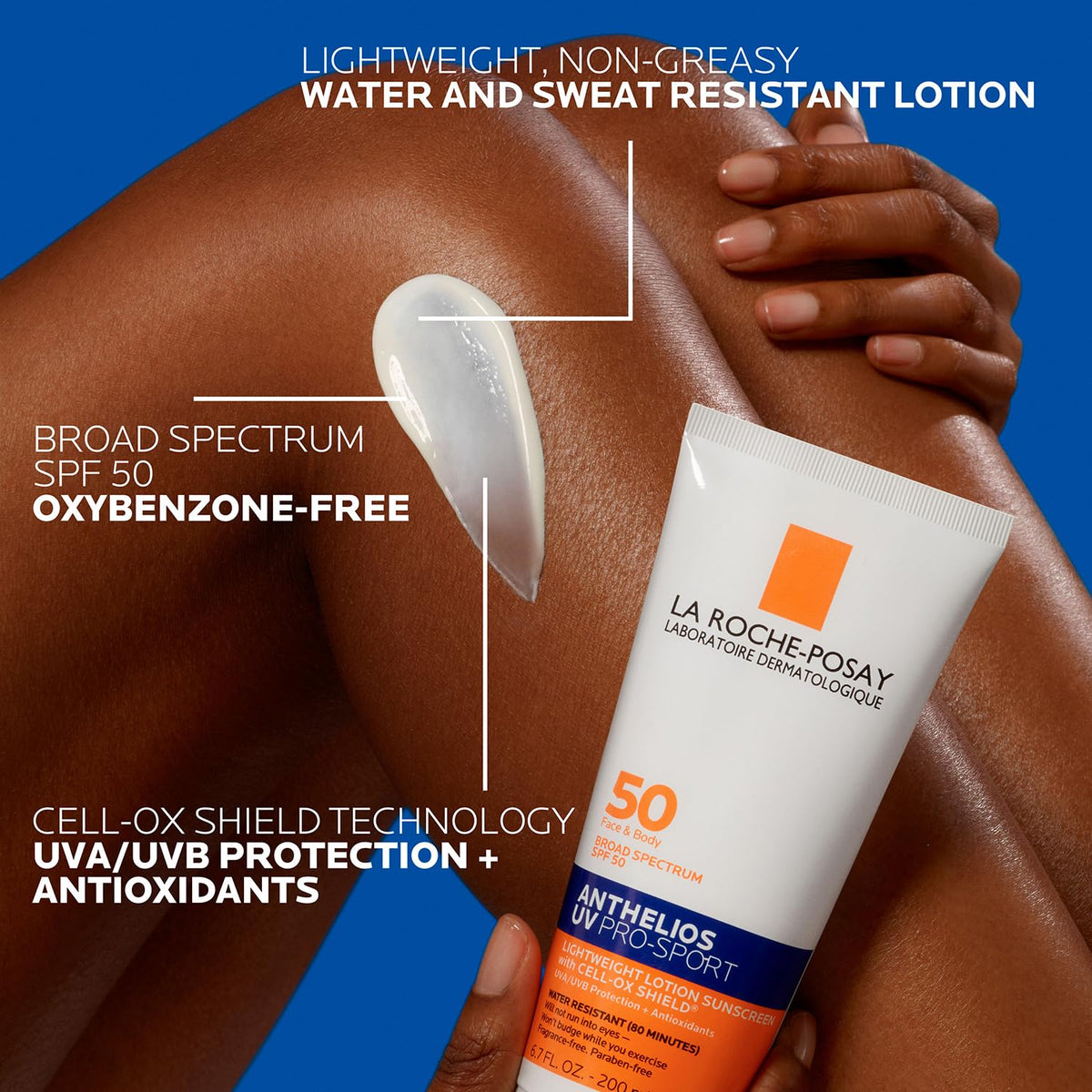 La Roche-Posay Anthelios UV Pro-Sport SPF 50 Sunscreen lifestyle scene outdoors