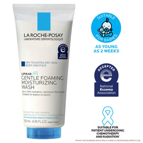 La Roche-Posay AP+ body wash packaging details
