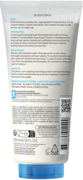 La Roche-Posay AP+ moisturizing body wash in a family setting