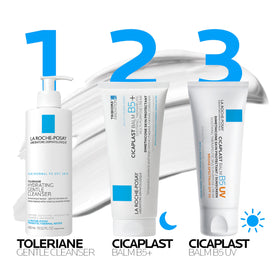 La Roche-Posay Cicaplast Balm B5 application on dry skin