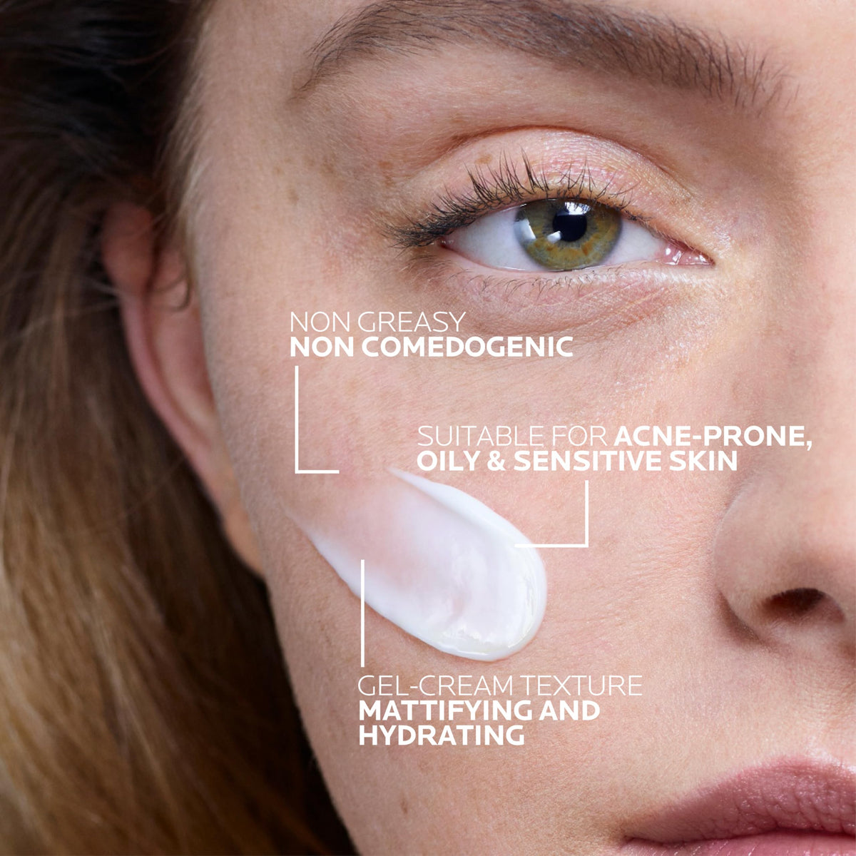 La Roche-Posay Effaclar Acne application on skin