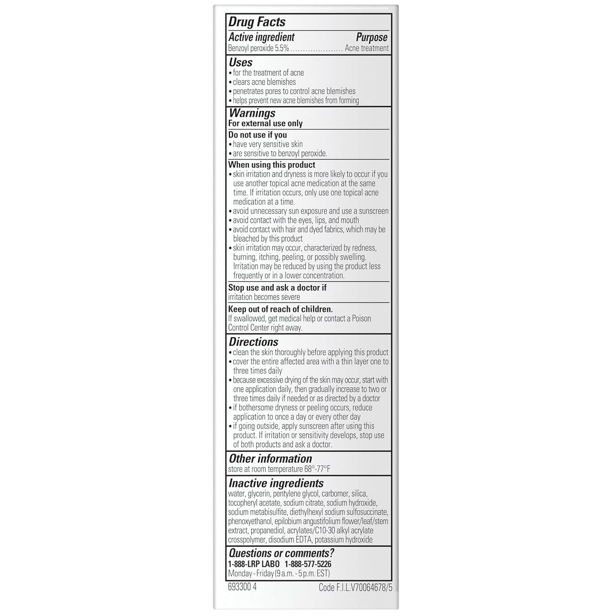 La Roche-Posay Effaclar BPO Multi-Target Acne texture close-up