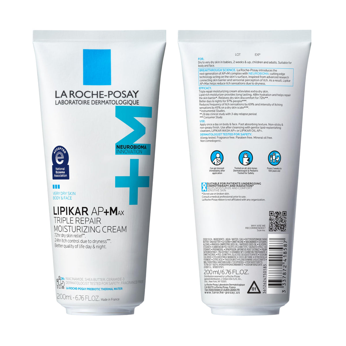 La Roche-Posay Lipikar AP+MAX Body Cream lifestyle scene