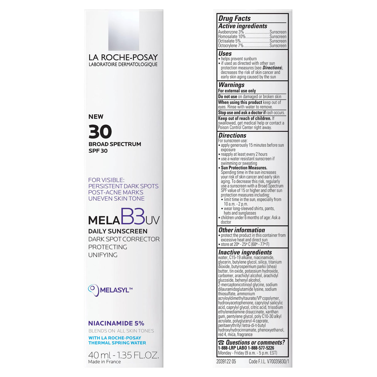 La Roche-Posay Mela B3 UV Face Sunscreen SPF 30 in lifestyle setting