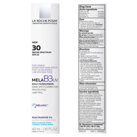 La Roche-Posay Mela B3 UV Face Sunscreen SPF 30 in lifestyle setting