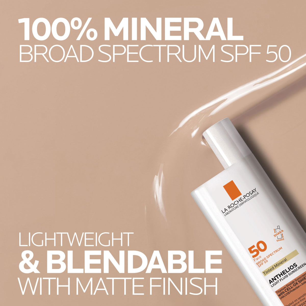 La Roche-Posay Tinted Mineral Sunscreen SPF 50 texture close-up