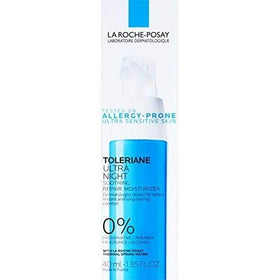 La Roche-Posay Toleriane Night Cream on a nightstand