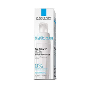 La Roche-Posay Toleriane Ultra Soothing Face Moisturiser with a towel and water