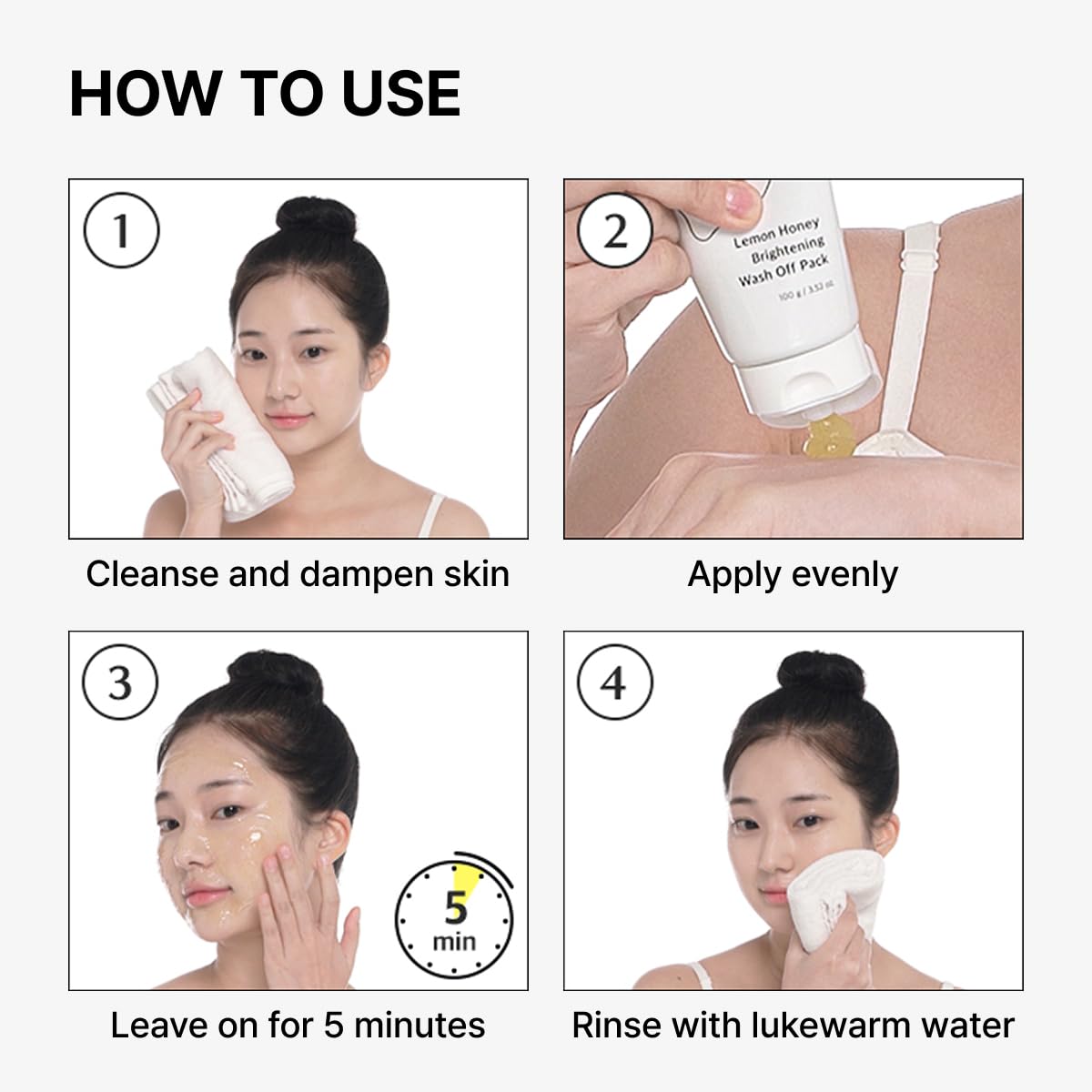 LABIORA Lemon Honey Smoothing Face Mask ingredients list