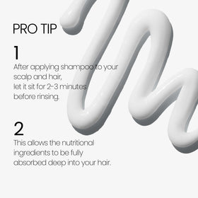 LABO-H Scalp Strengthening Shampoo in a bathroom setting