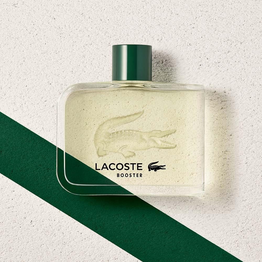 Lacoste support Eau de Toilette packaging