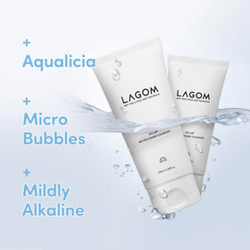 LAGOM Cellup Micro Foam Cleanser packaging side view