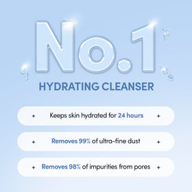 LAGOM Cellup Micro Foam Cleanser with lavender flowers