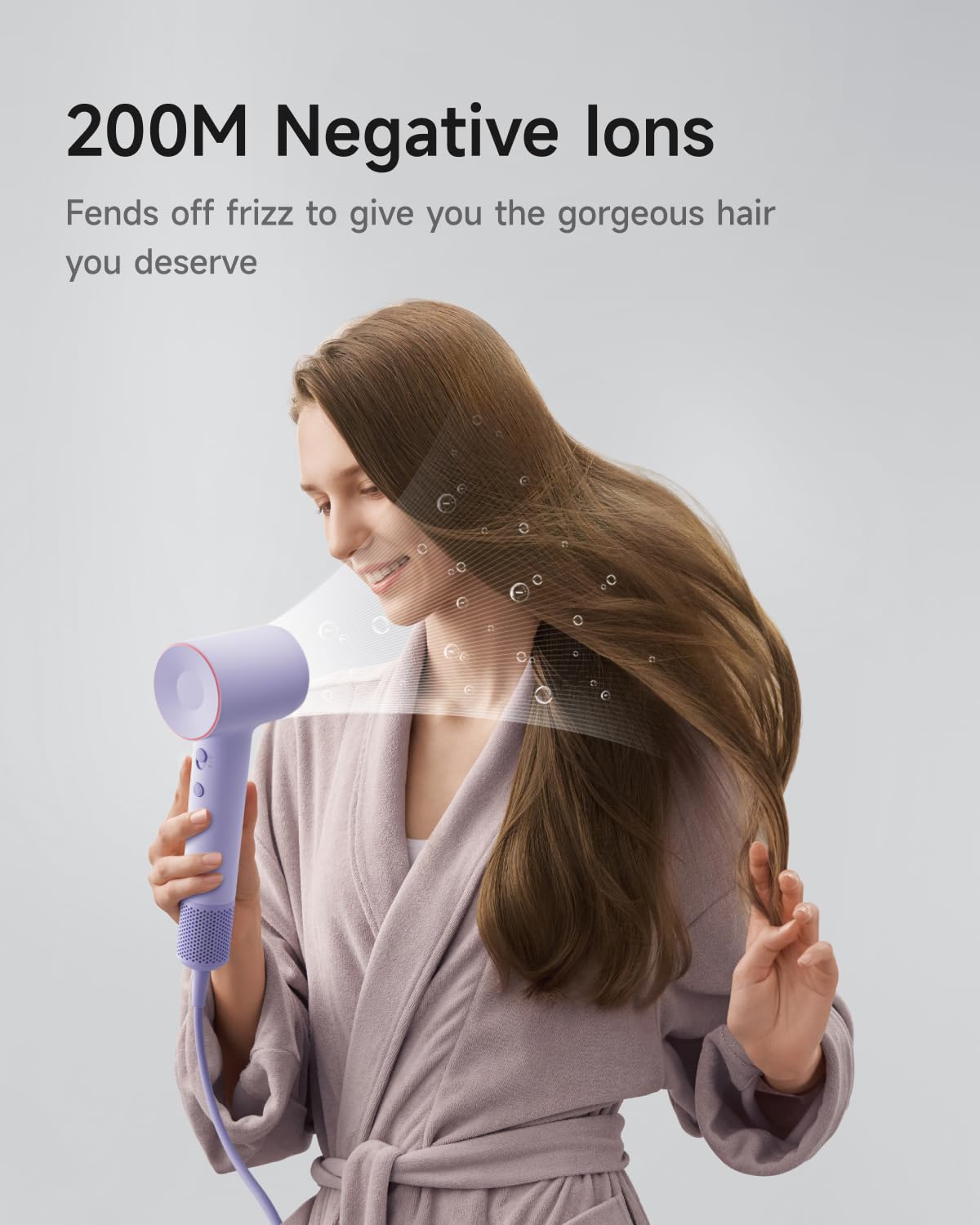 Laifen SE 2 Hair Dryer with diffuser attachment