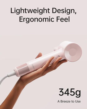 Laifen SE Lite Hair Dryer lightweight design in hand
