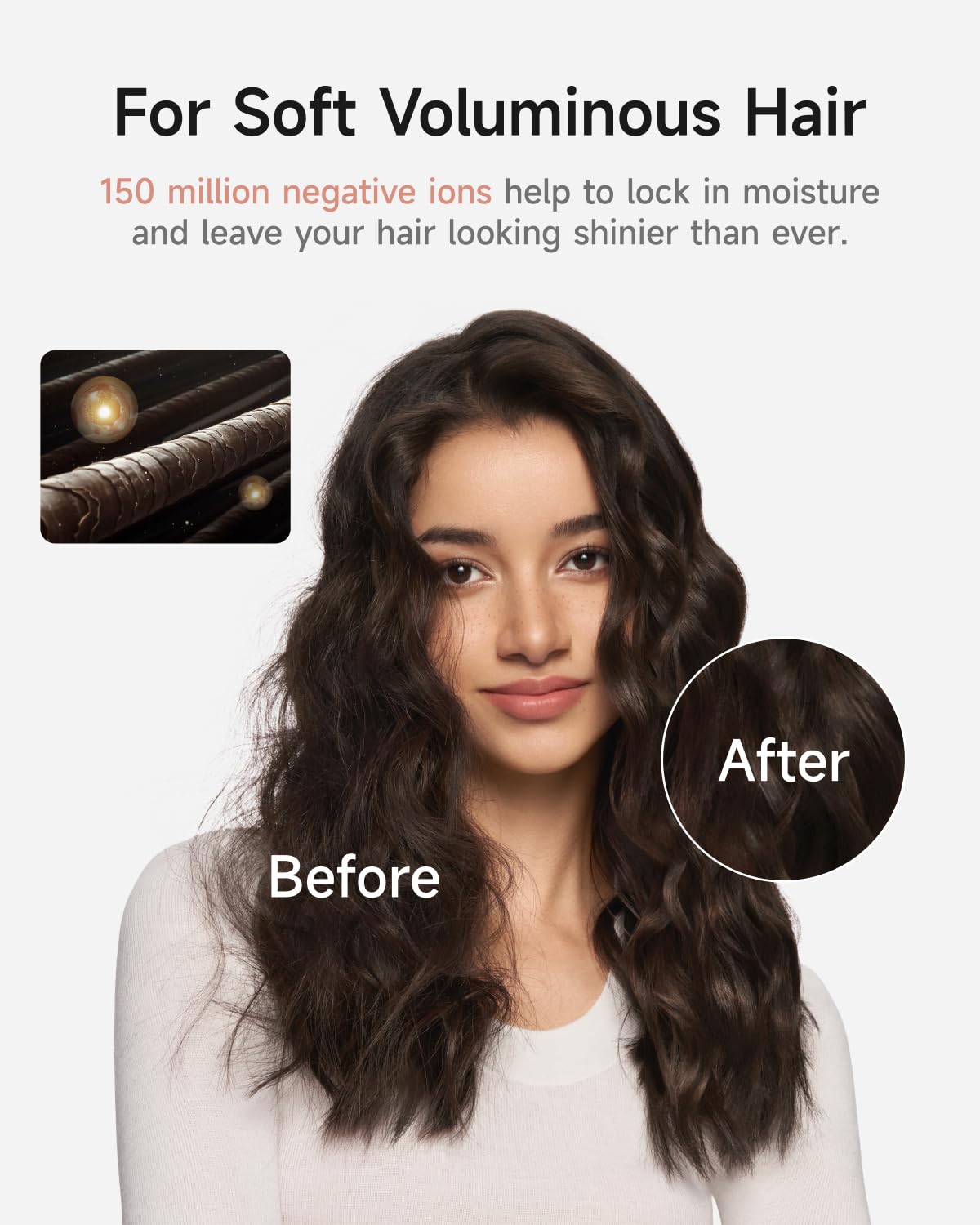 Laifen SE Lite Hair Dryer with styling modes display