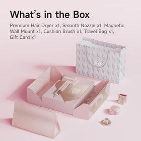 Laifen Swift hair dryer showing 3-Color LED temperature display